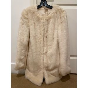 Forever 21 Exclusives Faux Fur Coat
